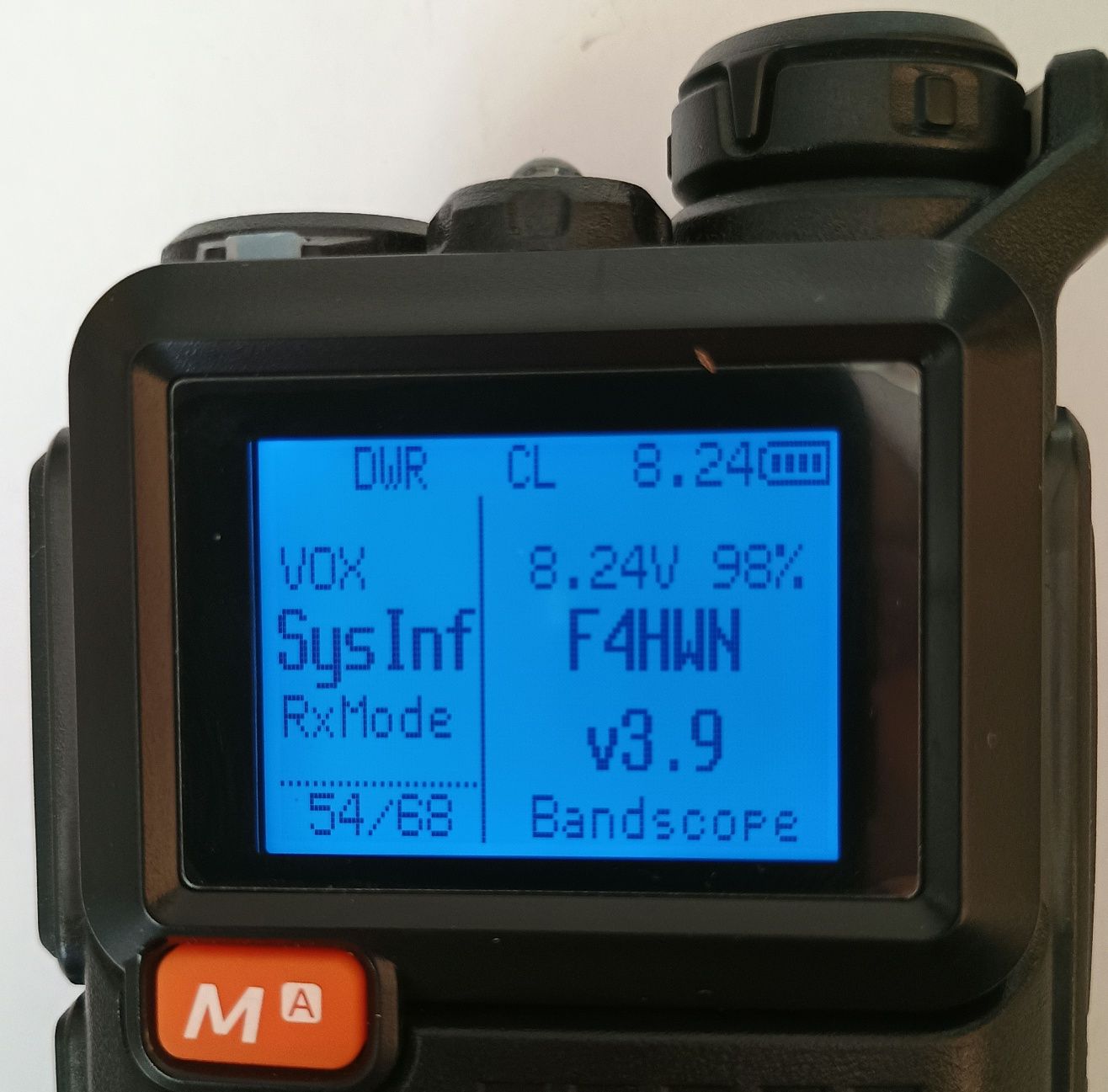 Quansheng UV 5r plus duza bateria 2200 soft f4hwn egzumer AM FM USB ai