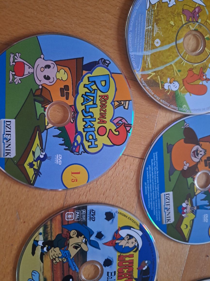 Zestaw plyt DVD Rodzina pytalskich Dzeki i Nuka + GRATIS