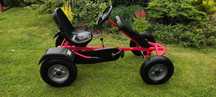 Duży gokart na pedały