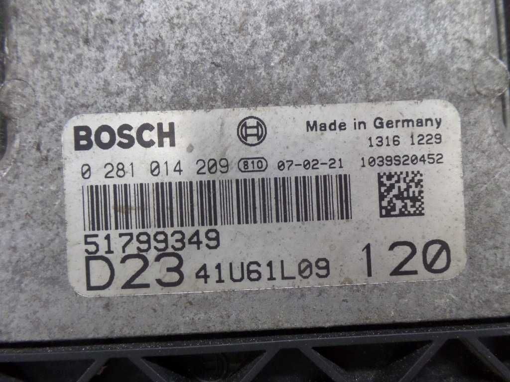 FIAT DUCATO 2.3 JTD E4 06- KOMPUTER STEROWNIK 0281014209 51799349