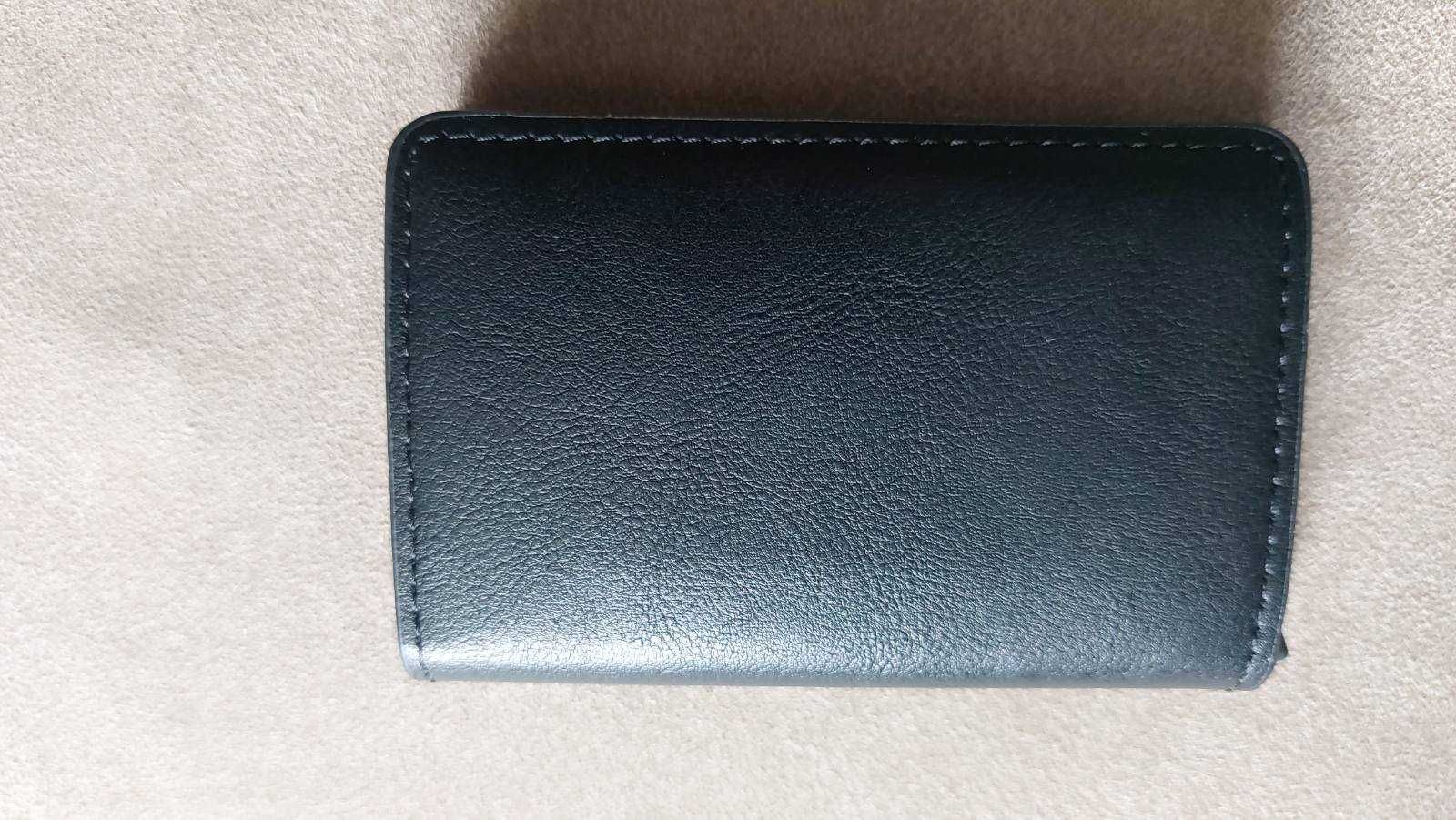 Шкіряний чоловічий гаманець RFID 3 кольори