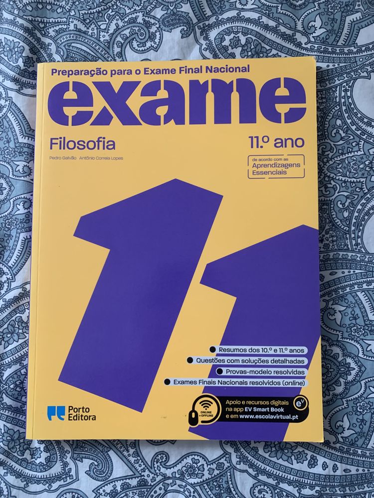 Livro Preparação para o Exame Final Nacional de Filosofia do 11.º ano