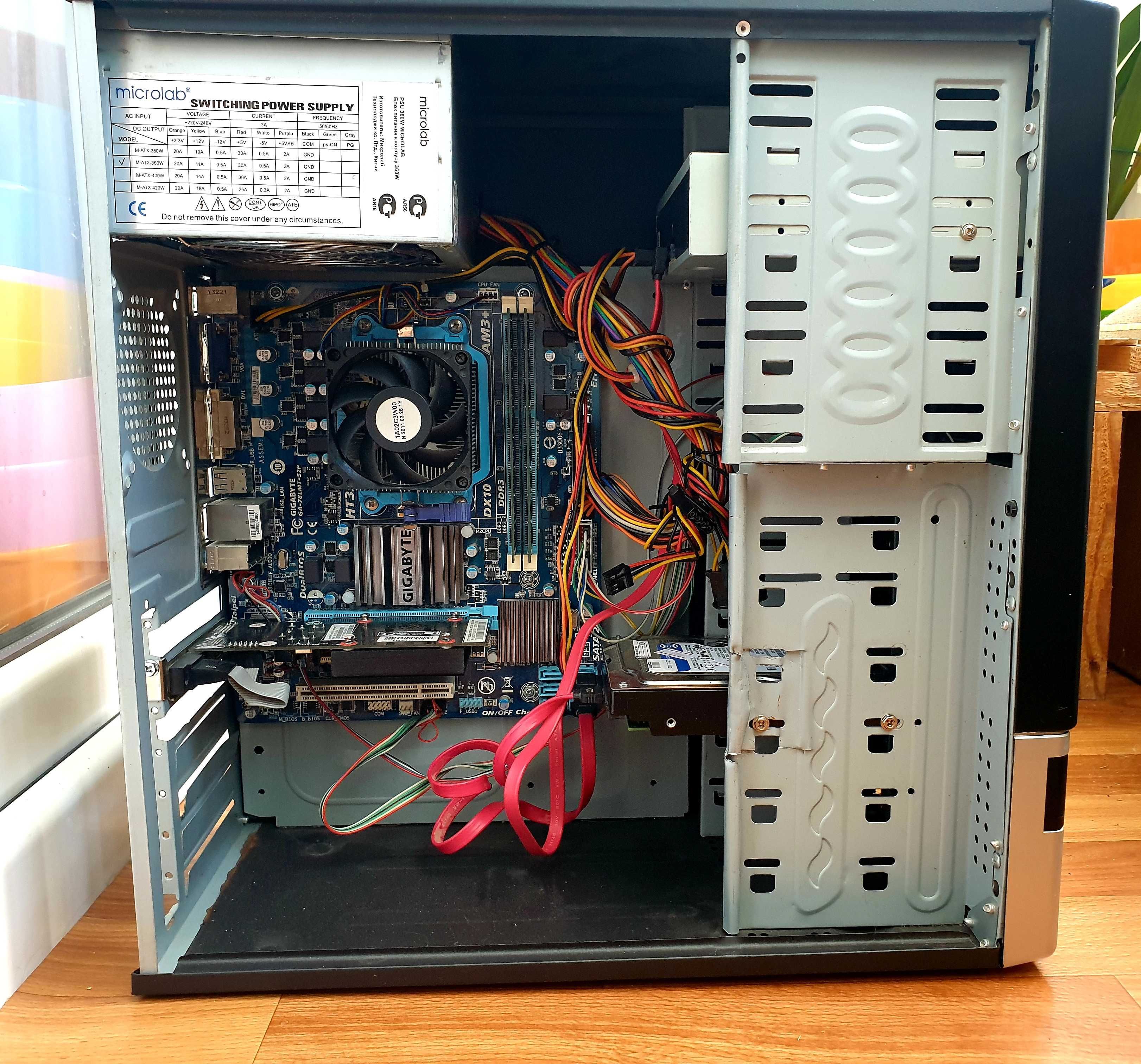 Системний блок AMD Athlon X3 3200Mhz/HDD 500GB/8GB/NVIDIA 210 1GB
