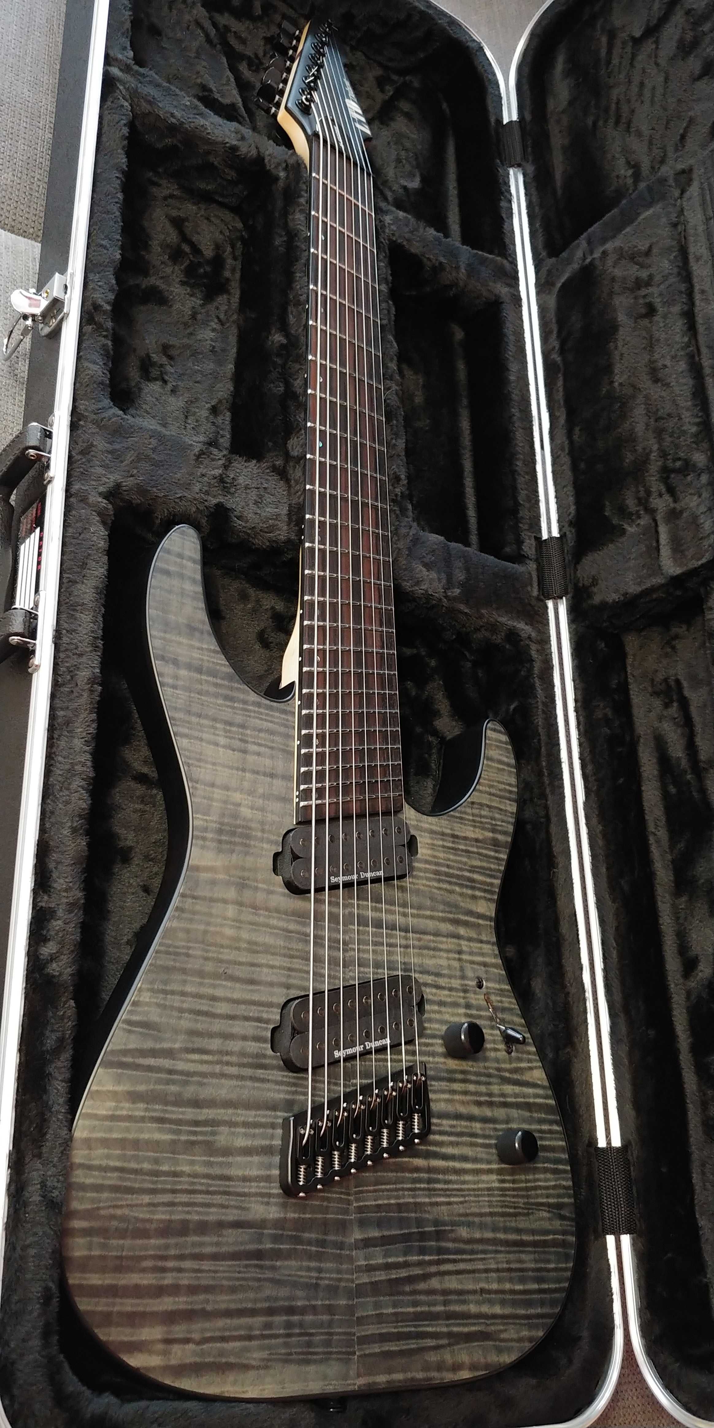 Gitara elektryczna ośmiostrunowa ESP LTD M-1008 MS STBS + case Gator