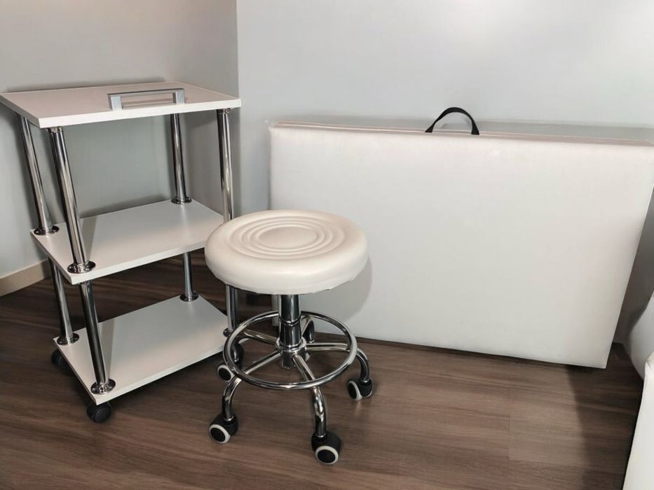 Косметологічна кушетка +етажерка +стілець БЕЗКОШТОВНА доставка