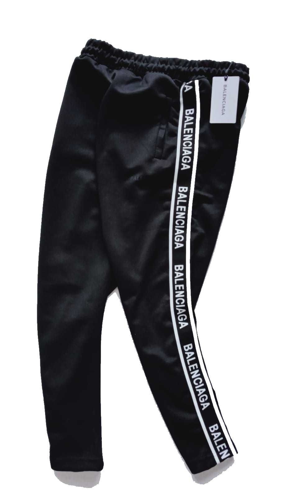 BALENCIAGA spodnie dresowe z lampasami L/XL