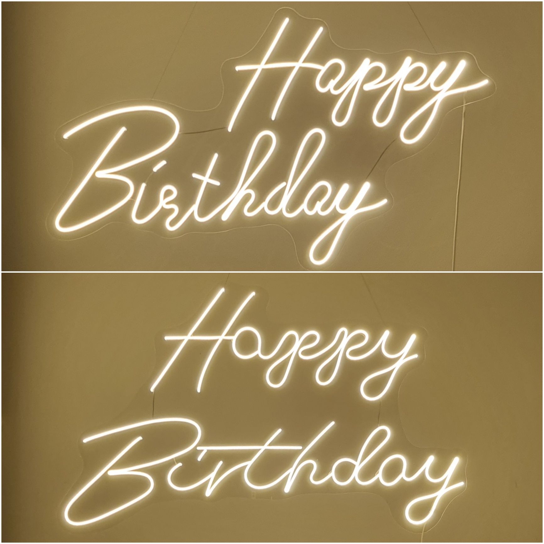 Napis led Chrzest Święty ledon neon chrzciny