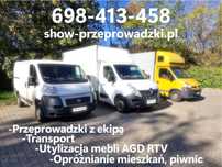 Przeprowadzki-Transport-Opróźnianie mieszkań