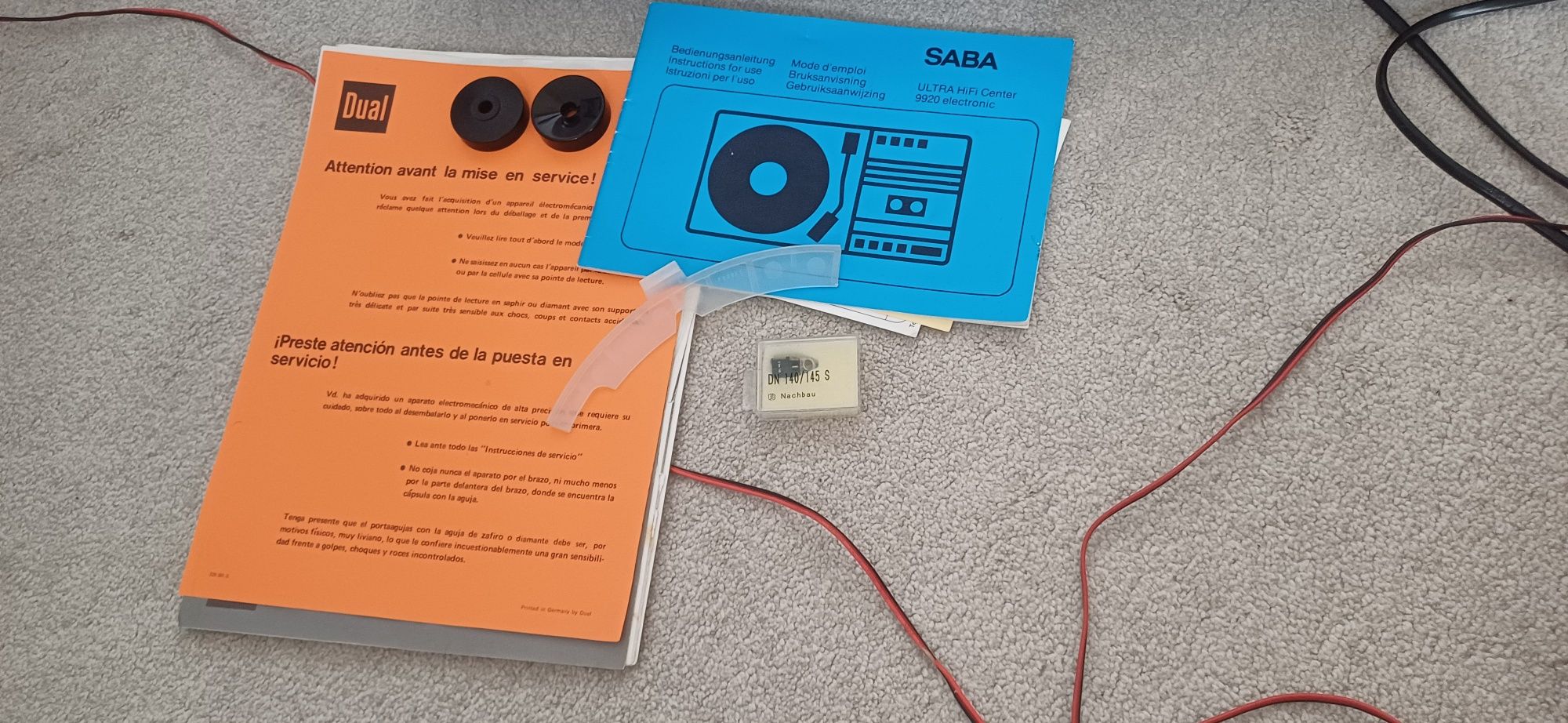 Gramofon I dwie kolumny