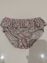 Kąpielówki majtki kąpielowe w kwiatuszki H&M 86/92