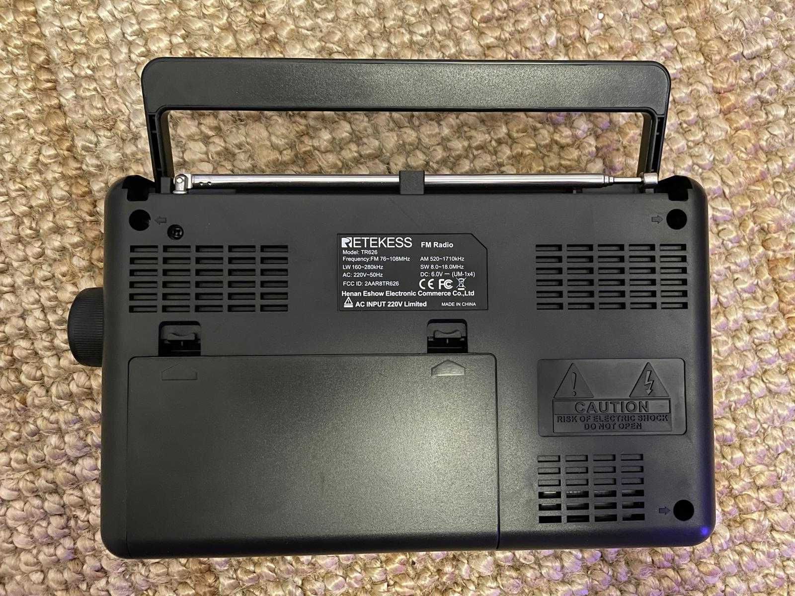 Retekess TR626 radio FM MW SW LW Bluetooth