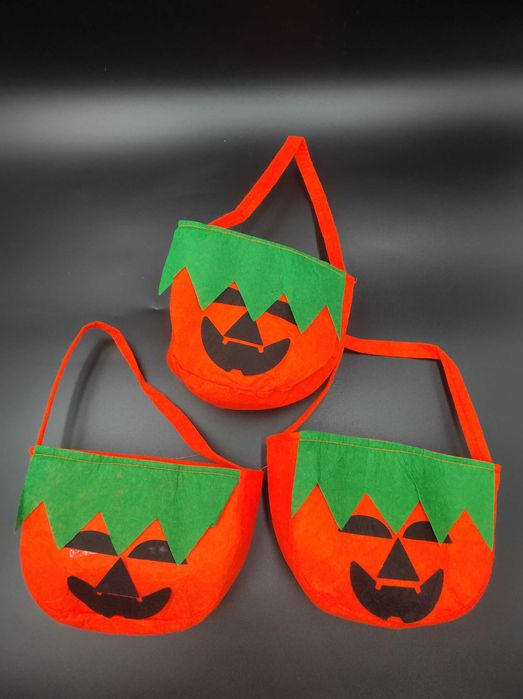 Torby z tkaniny na Halloween 3 szt
