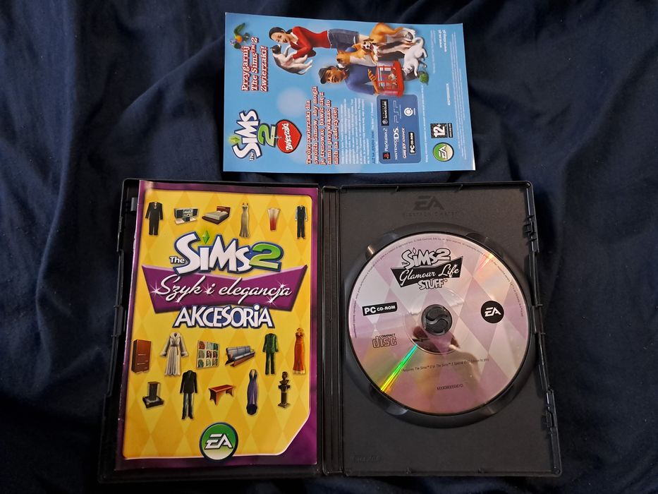 Stara gra The Sims 2 szyk i elegancja akcesoria dodatek do gry