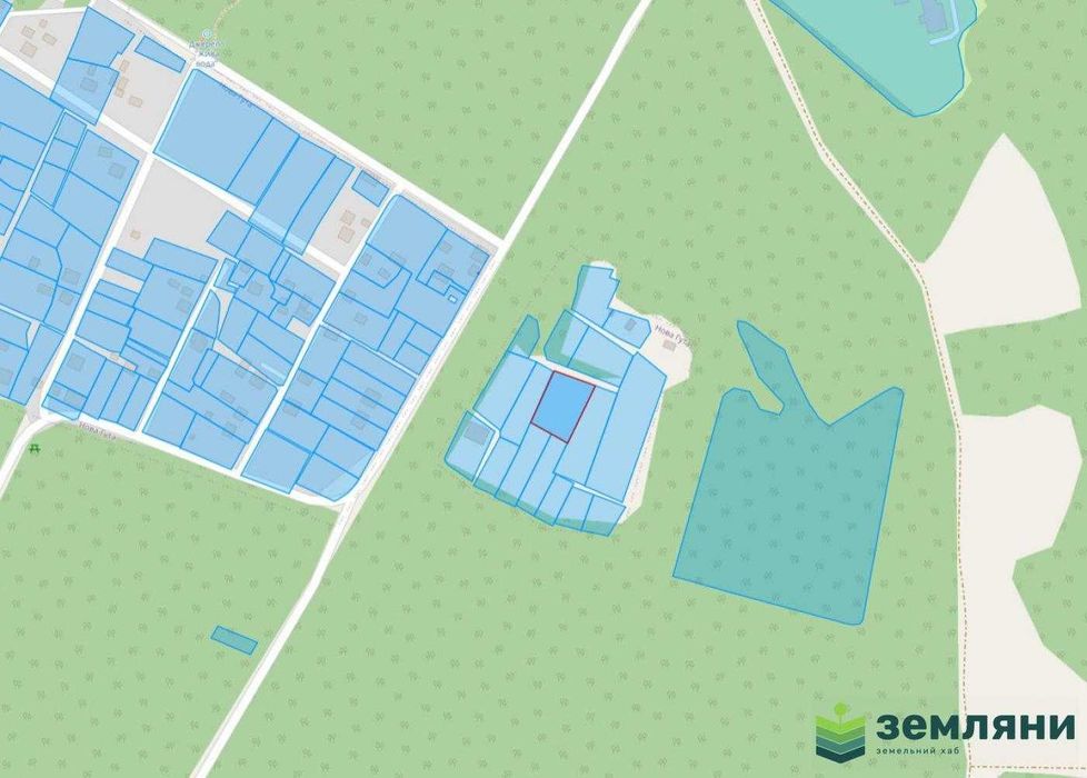 Продаж земельної ділянки біля лісу 23,58 сот в с. Нова Гута (8)