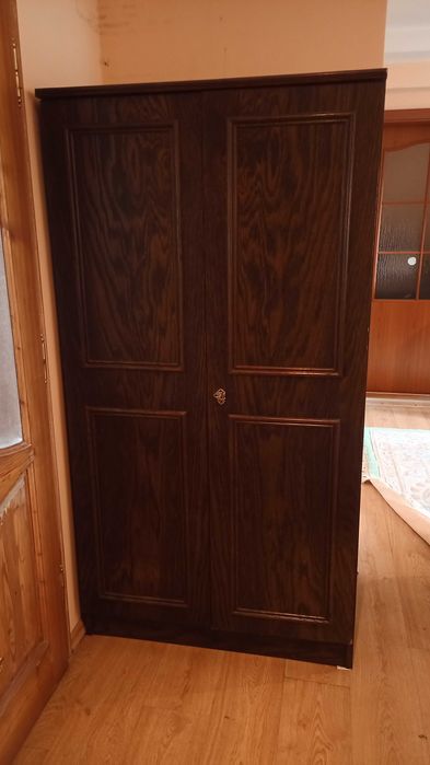 Meble vintage do salonu, zestaw, komplet, meblościanka - szafa witryny