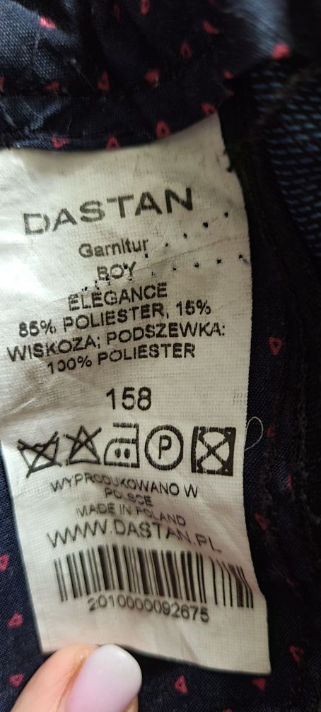 Garnitur chłopięcy 158 Dastan granatowy