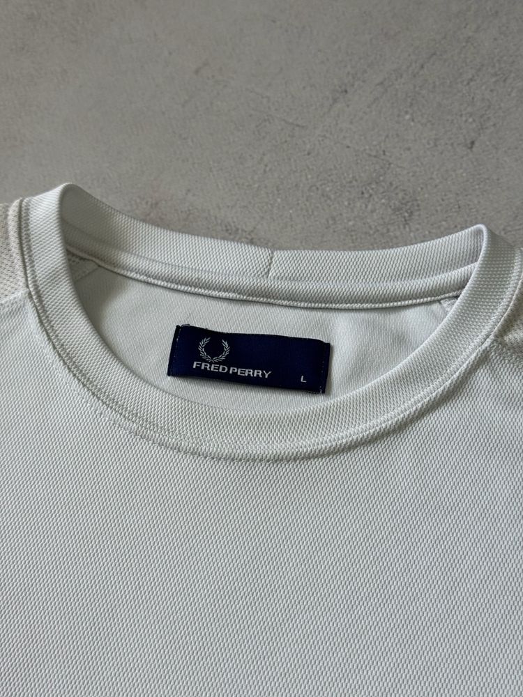 Футболка біла чоловіча Fred Perry оригінал преміальна спортивна