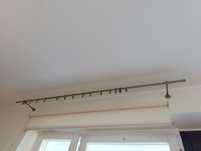 Karnisze kolor platyna, 180 cm 2 szt, 250 cm 1 szt