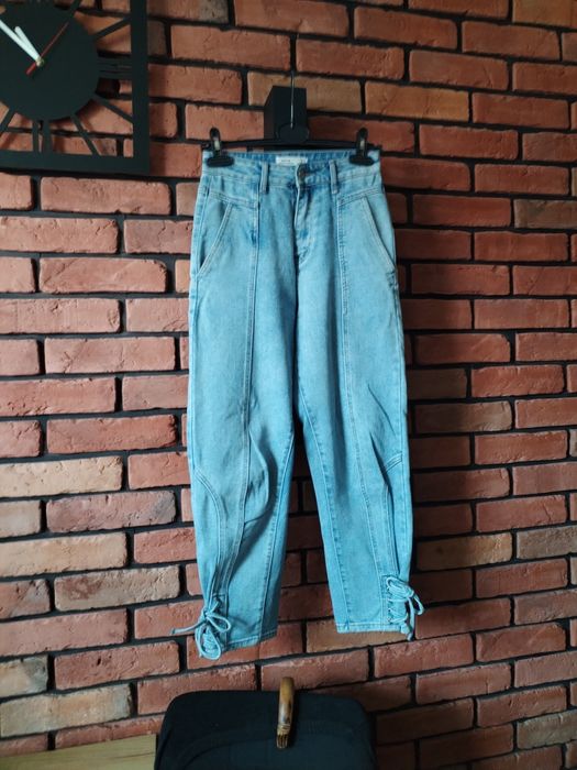 Fajne spodnie jeansy rozmiar XS-S