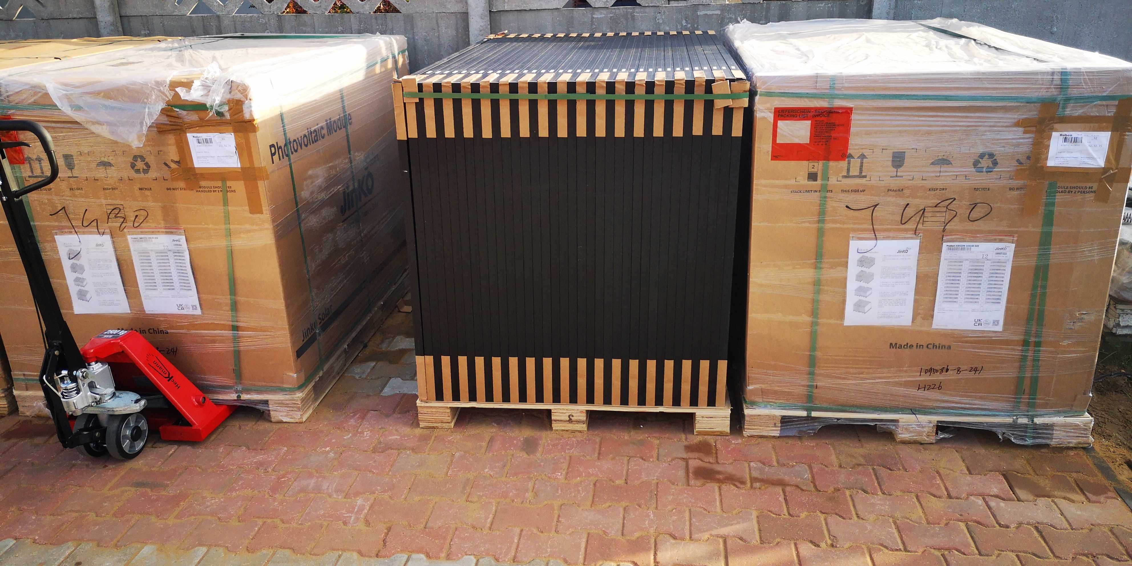 Moduł fotowoltaiczny Panel Jinko 430Wp Bifacial Transparent Dowóz