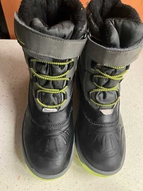 Buty, kozaki, chłopięce, zimowe, śniegowce, ocieplane, 35