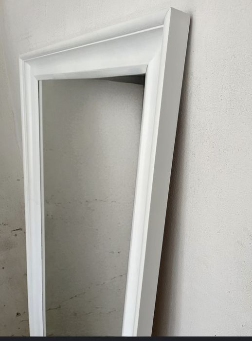 Duże białe lustro ikea hemnes 165 x74