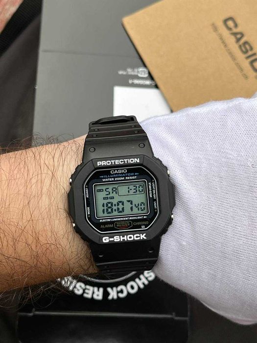 Годинник Casio G-Shock DW-5600E-1VER | часы наручные | militari спорт
