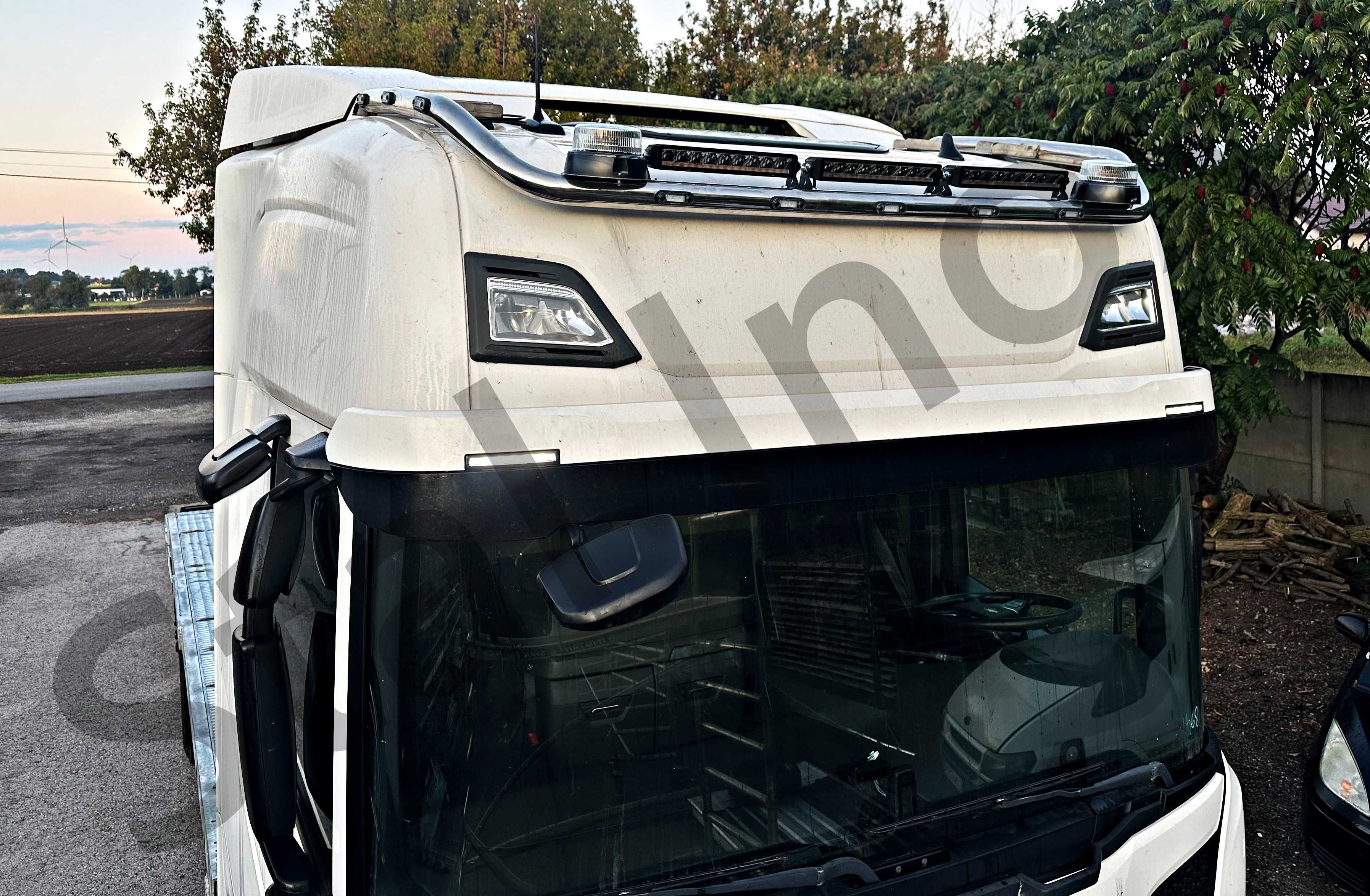 Orurowanie górne Scania Next Gen, oświetlenie led, panele ledowe