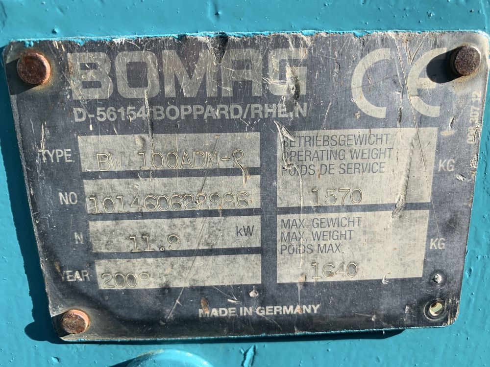 Cilindro bomag bw 100