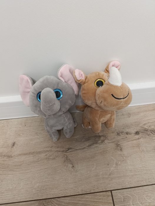 2 szt maskotki dla chłopca dziewczynki słonik