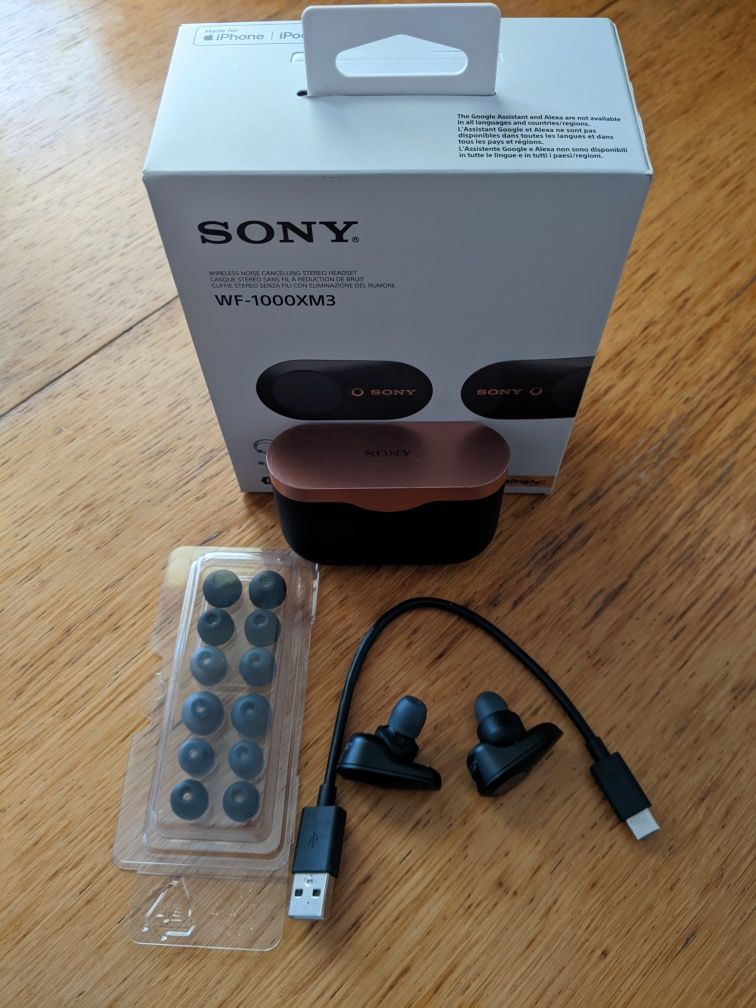 Słuchawki bezprzewodowe Sony WF-1000XM3 (ANC)