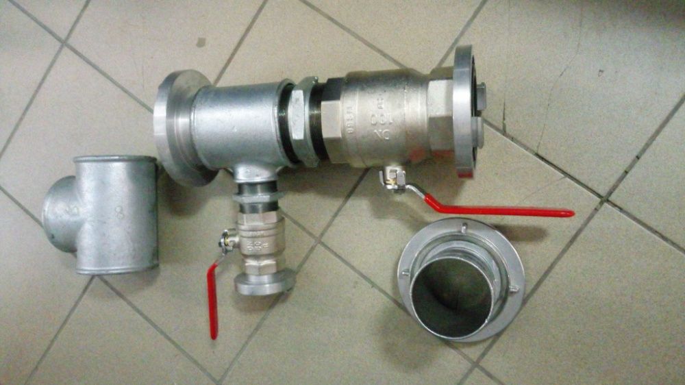 Zawór kulowy 4" fi 100 PN 16 nowy, kształtki oc.