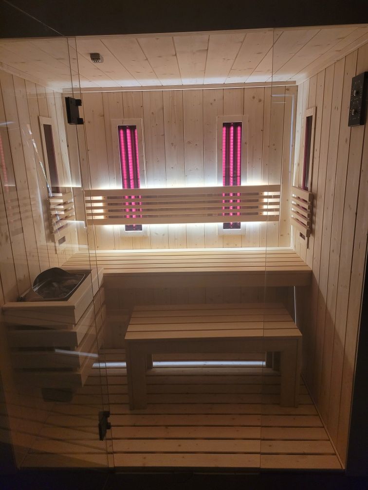 Sauna fińska szyta na miarę 1.8x1.3x2.0