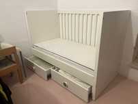 Berço + Muda fraldas IKEA Stuva 120 x 60