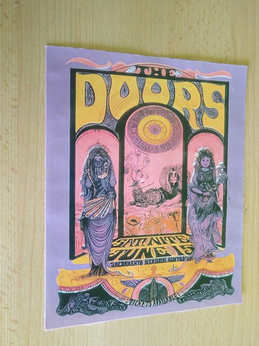 plakat zespołu muzycznego The Doors