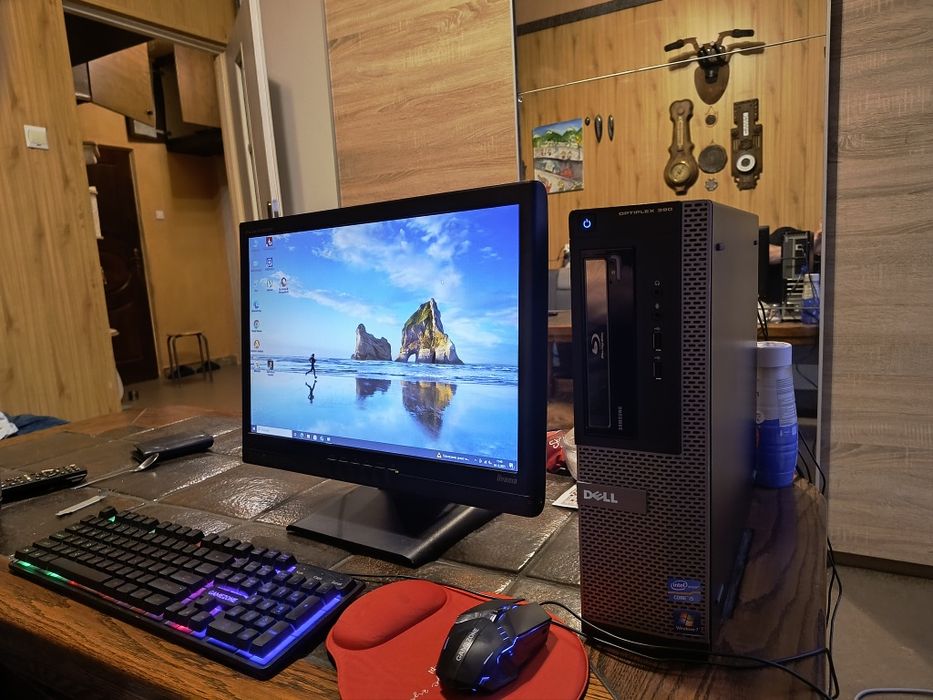 Komputer i5 8 GB ramu dysk SSD cały zestaw