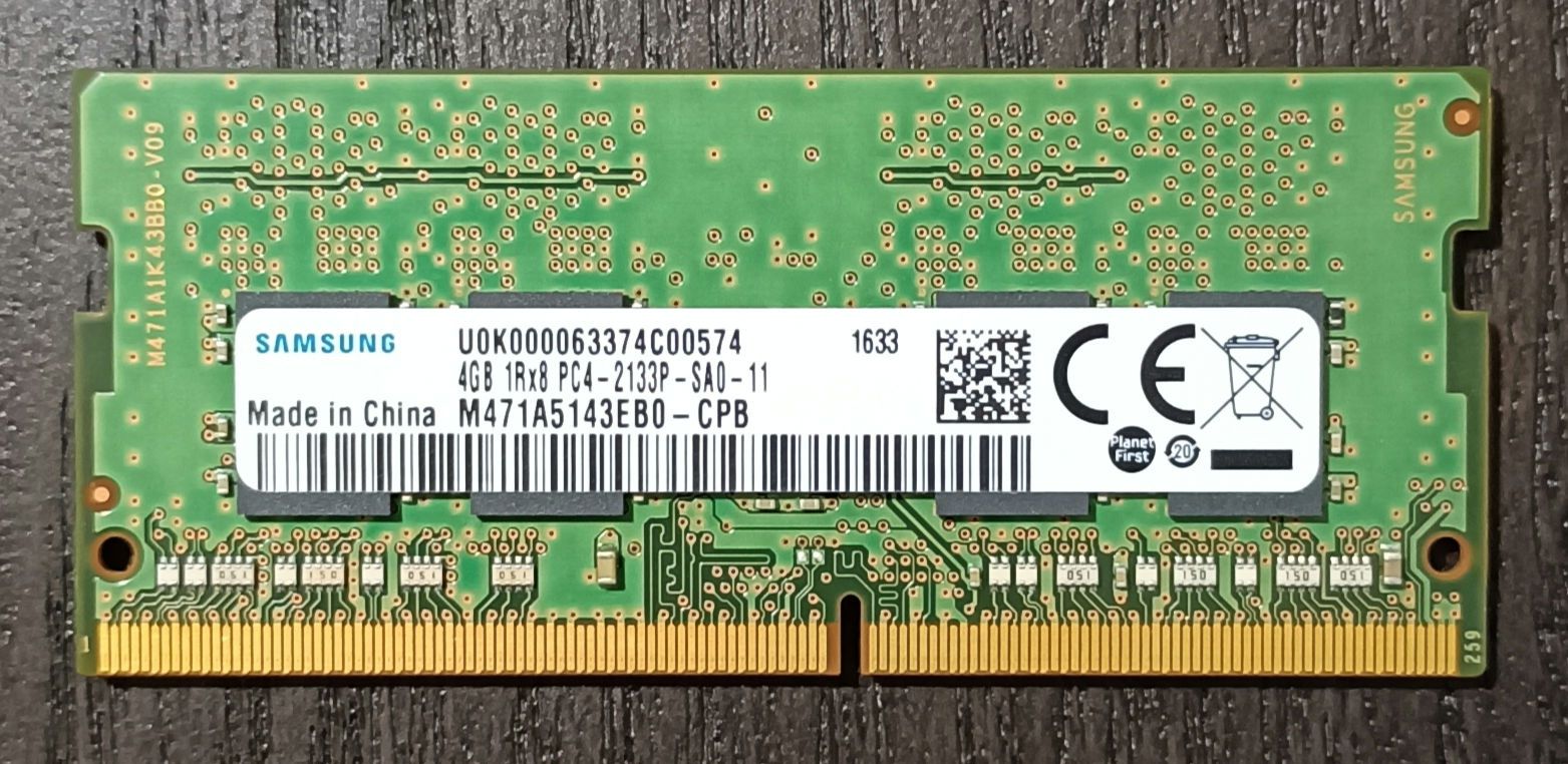 Memória RAM SAMSUNG 4Gb PC4 2133Mhz