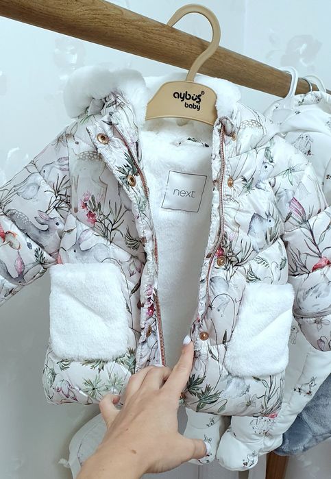 Зимова куртка next для дівчинки