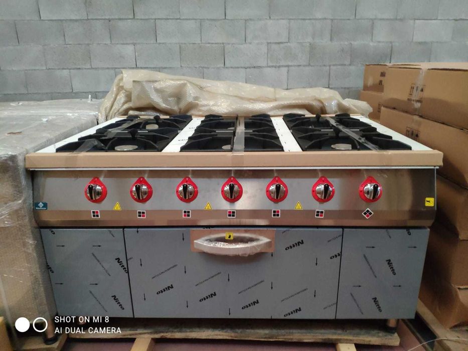 Fogão c/ Forno Industrial 6 Bicos NOVO