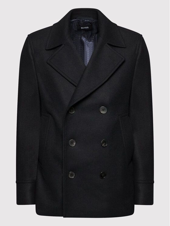 Płaszcz wełniany Hugo Boss H Hyde Peacoat rozmiar 52 Okazja