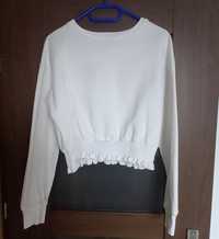 Śliczna elegancka biała bluza bluzka 158 164 cm