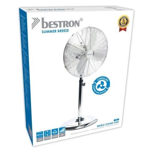 Wentylator podłogowy Bestron DFS45S srebrny/szary