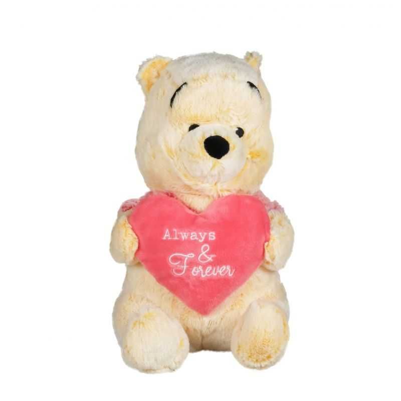 Peluche Winnie the Pooh com coração 30cm