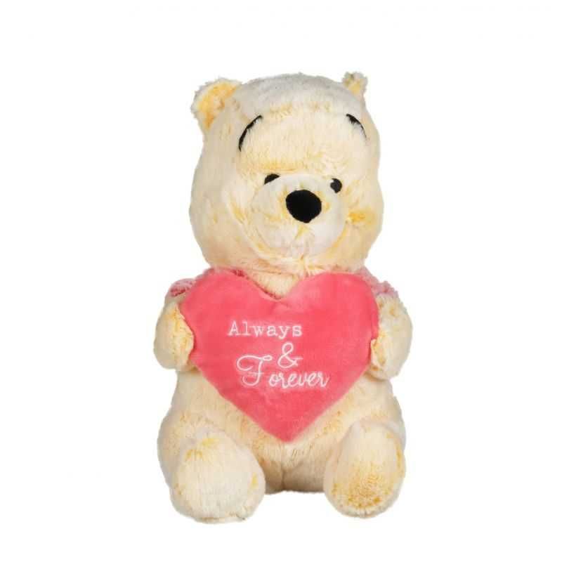 Novidade:Peluche Winnie the Pooh com coração 30cm