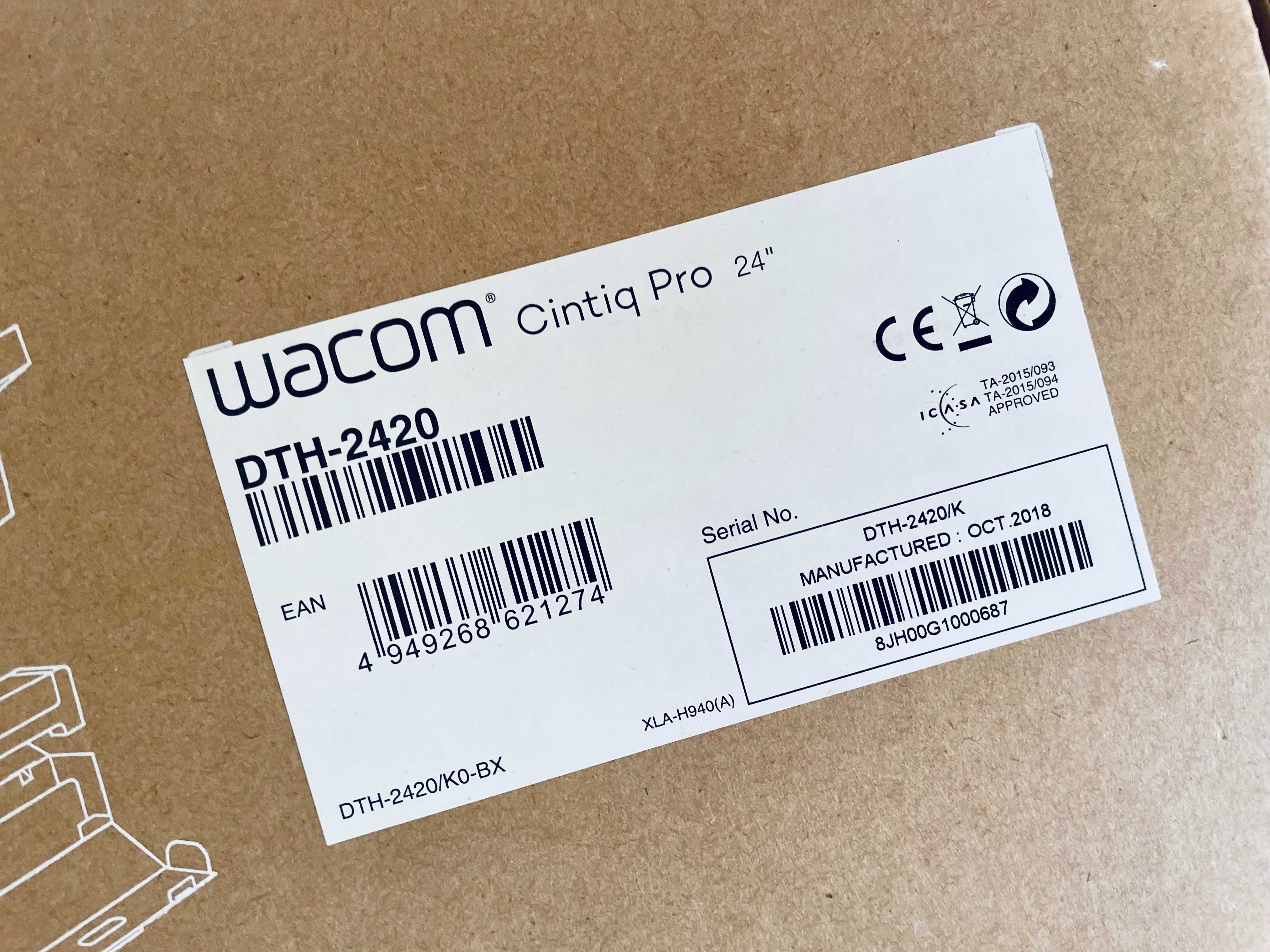 Wacom Cintiq Pro 24” 4K – jak nowy! Katowice, odbiór osobisty