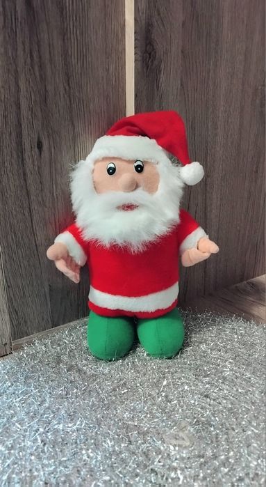 Św. Mikołaj maskotka, dekoracja świąteczna.