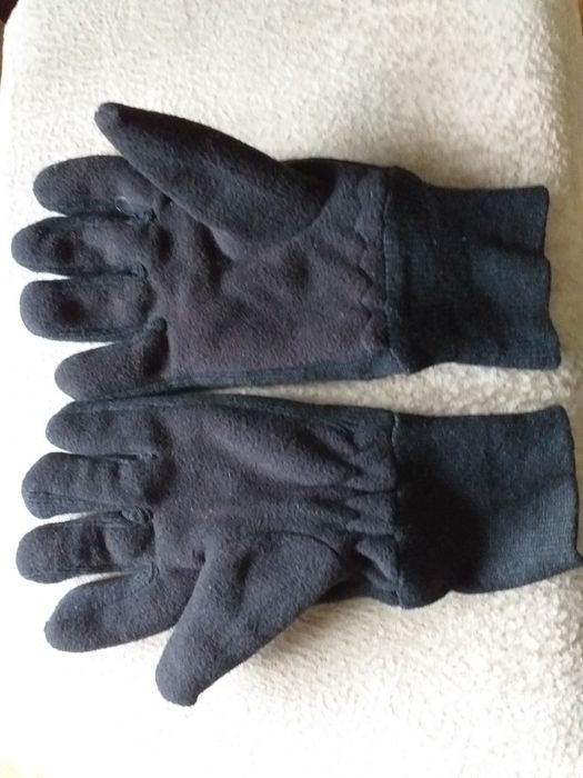 Rękawiczki męskie grube  polarowe  L .