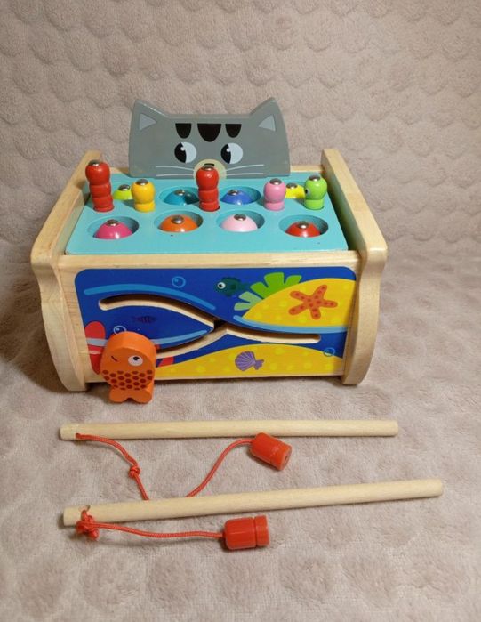 Магнитная развивающая игра "Рыбалка".