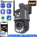 Kamera WiFi 6MP 50xZoom 2xObiektyw SONY Sensor+KartaSD4K128GB