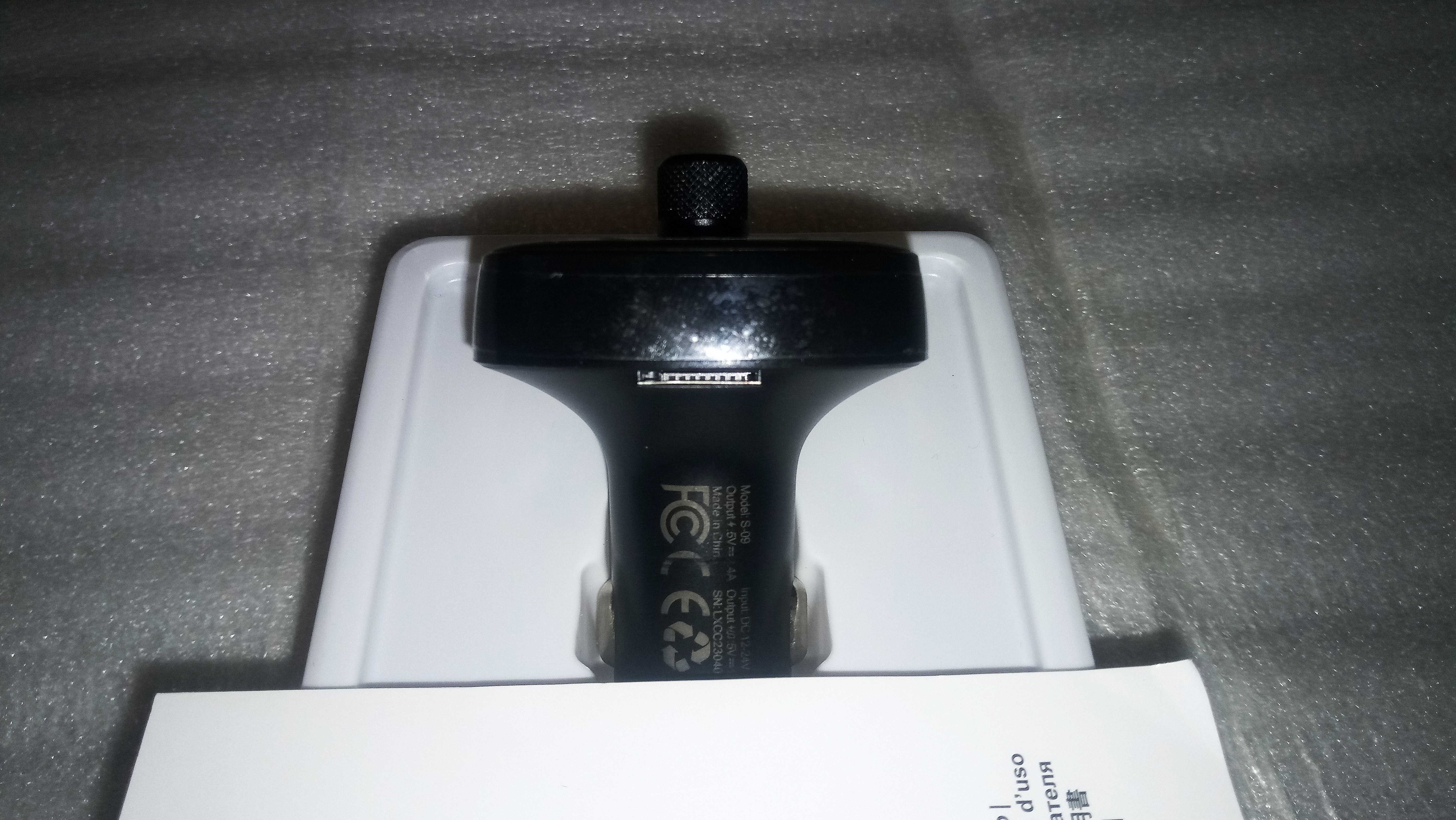 FM Transmitter BASEUS BS09A  2.4A 2USB black